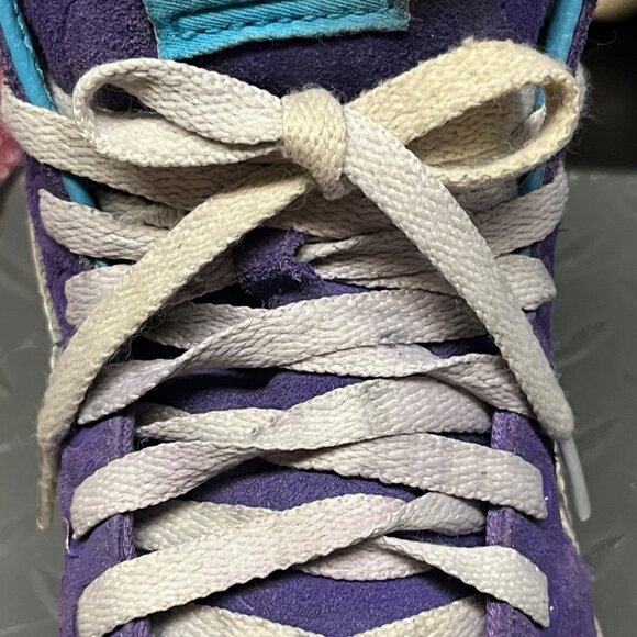 Vans Sk8-Hi Purple Blue & Yellow Checkerboard Sneakers Size 5 Mens / 6.5 Womens - Picture 13 of 13